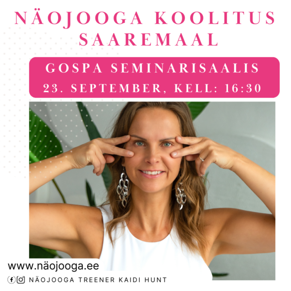 Näojooga, näojooga harjutused, näojooga harjutuste kaardid, näomassaaž, näomassaaži koolitus, ilukoolitused, botoxialternatiiv, näojooga treener, ilukoolitused, näolihaste treening, ilus nägu, näojooga treener kaidi hunt, näojooga koolitaja, näojooga koolitus